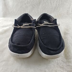 REEF Cushion Breakwater Slip-On Shoes – Black & White – Men's Size 9